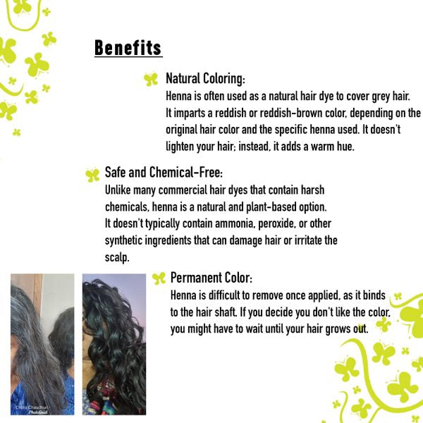 शुद्ध मेंहदी पाउडर - 100 gms